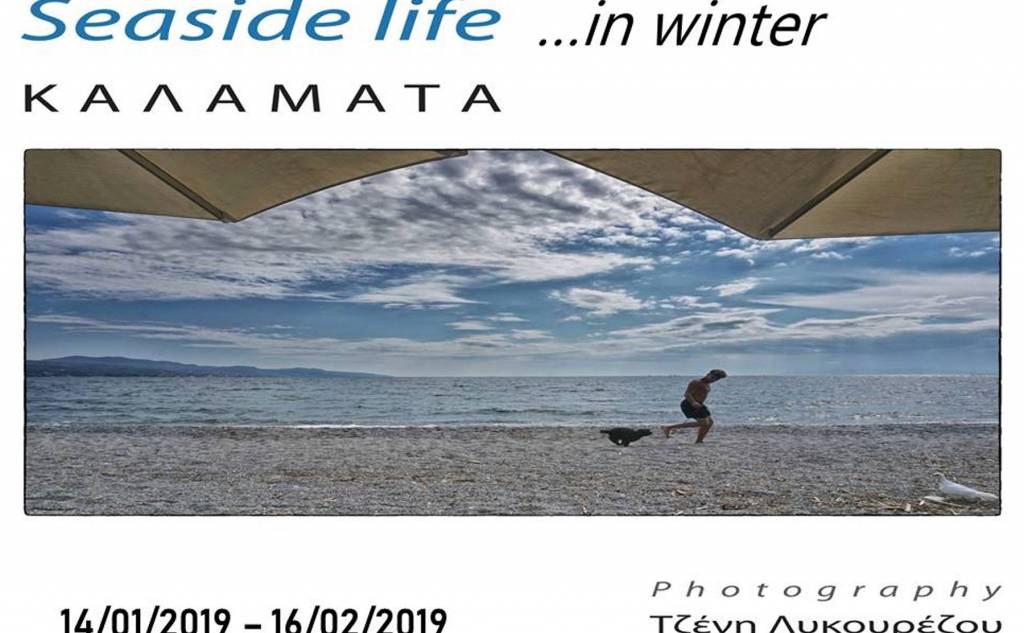 Seaside life in winter