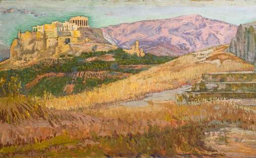 "Painting treasures in Kalamata from the Museum of Modern Greek Art of the Municipality of Rhodes"