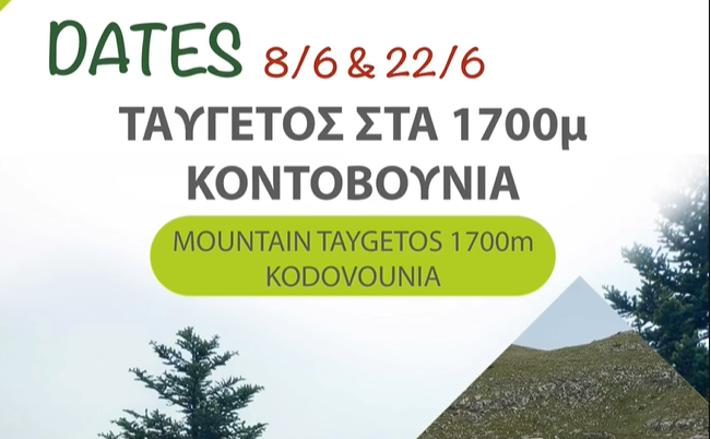 Messinian Travellers-MOUNT TAYGETOS at 1700m/Kontovounia