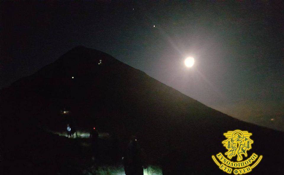 Companions in NATURE-Full Moon Ascend to the top of Mount Taygetus