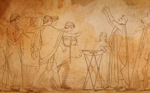 The Odyssey,Telemachus, and Voidokilia.