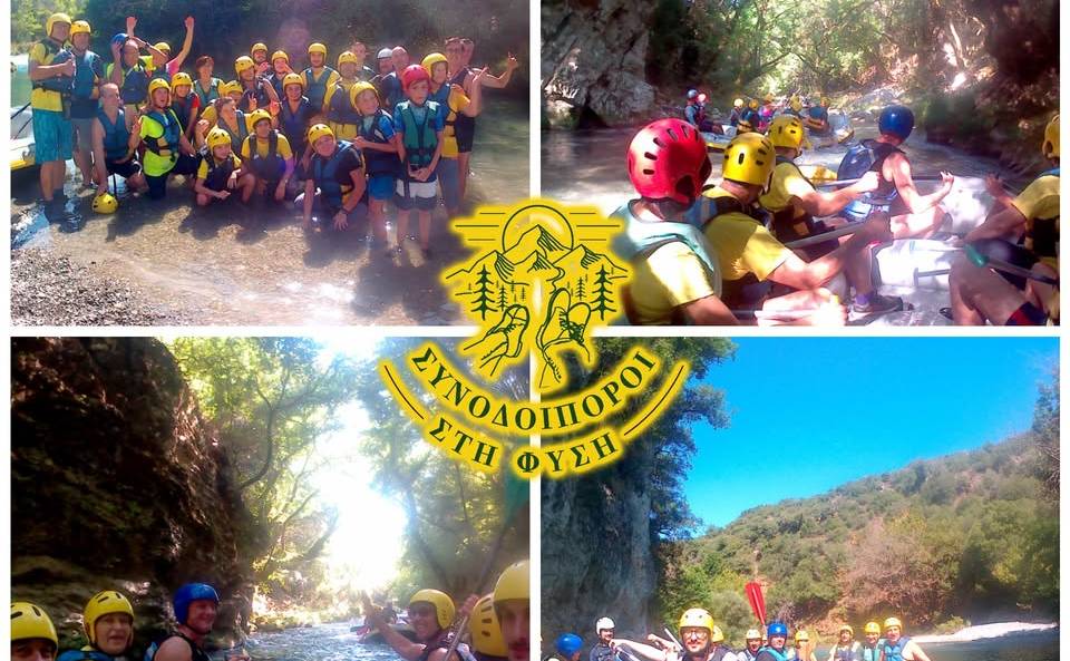 Companions in NATURE-Rafting and Rappelling in Lousios River