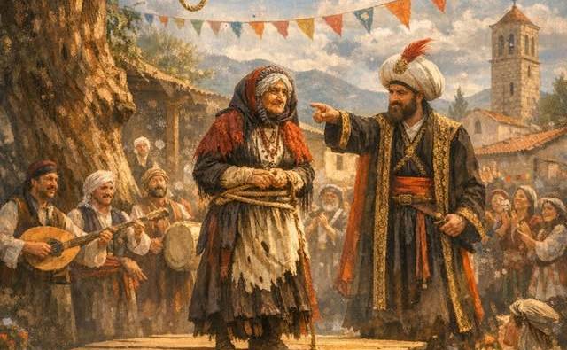 Θεατρικό Εργαστήρι Μεσσήνης-Αναπαράσταση Δίκης και Απαγχονισμού Γριάς Συκούς